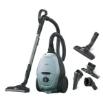 جاروبرقی سوپر سایلنت آاگ AEG VX82-1-4MB با لوازم جانبی کامل شامل برس و نازل‌های چندمنظوره