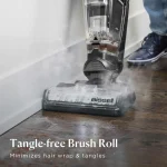 برس ضدگیر مو Tangle-Free در حال بخارشویی کف چوبی توسط Bissell CrossWave HydroSteam 3527E