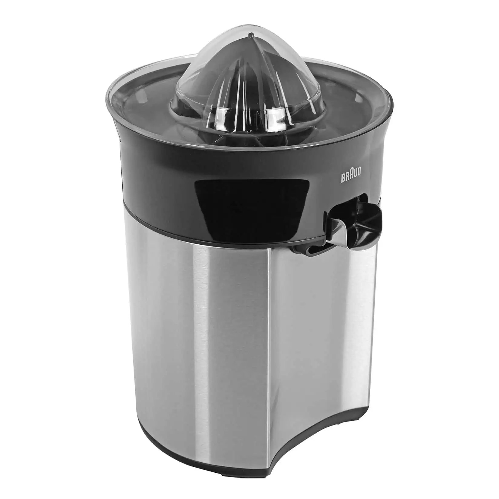 نمای سه‌بعدی آب مرکبات‌گیر براون CJ5050 با طراحی مدرن و بدنه فلزی