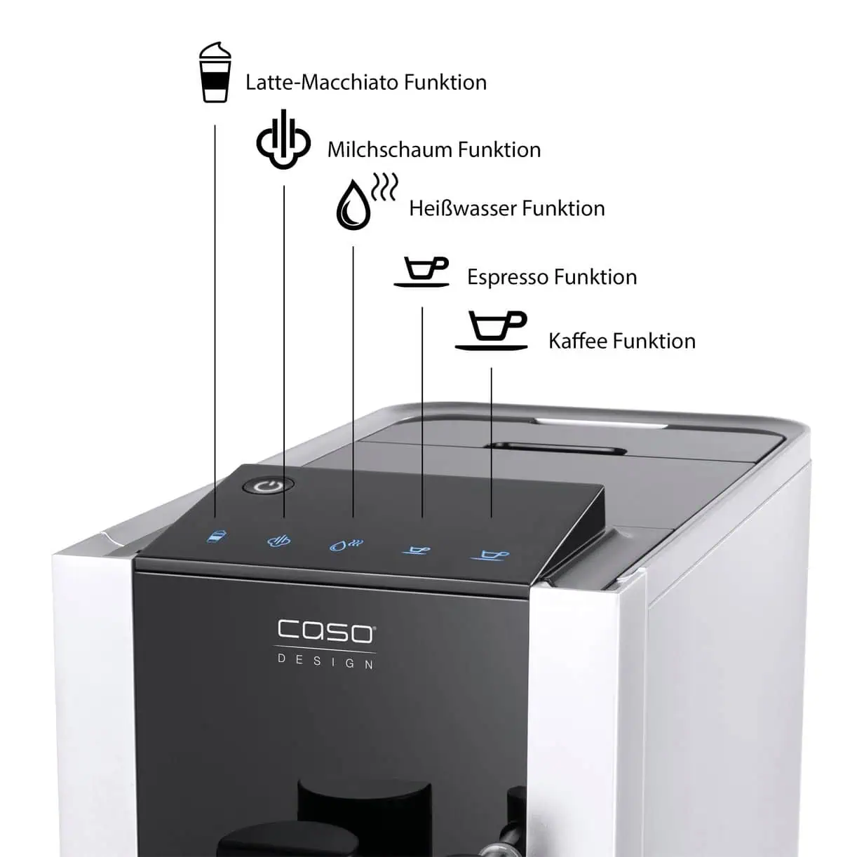 اسپرسوساز تمام اتوماتیک کاسو آلمان مدل CASO Café Crema One