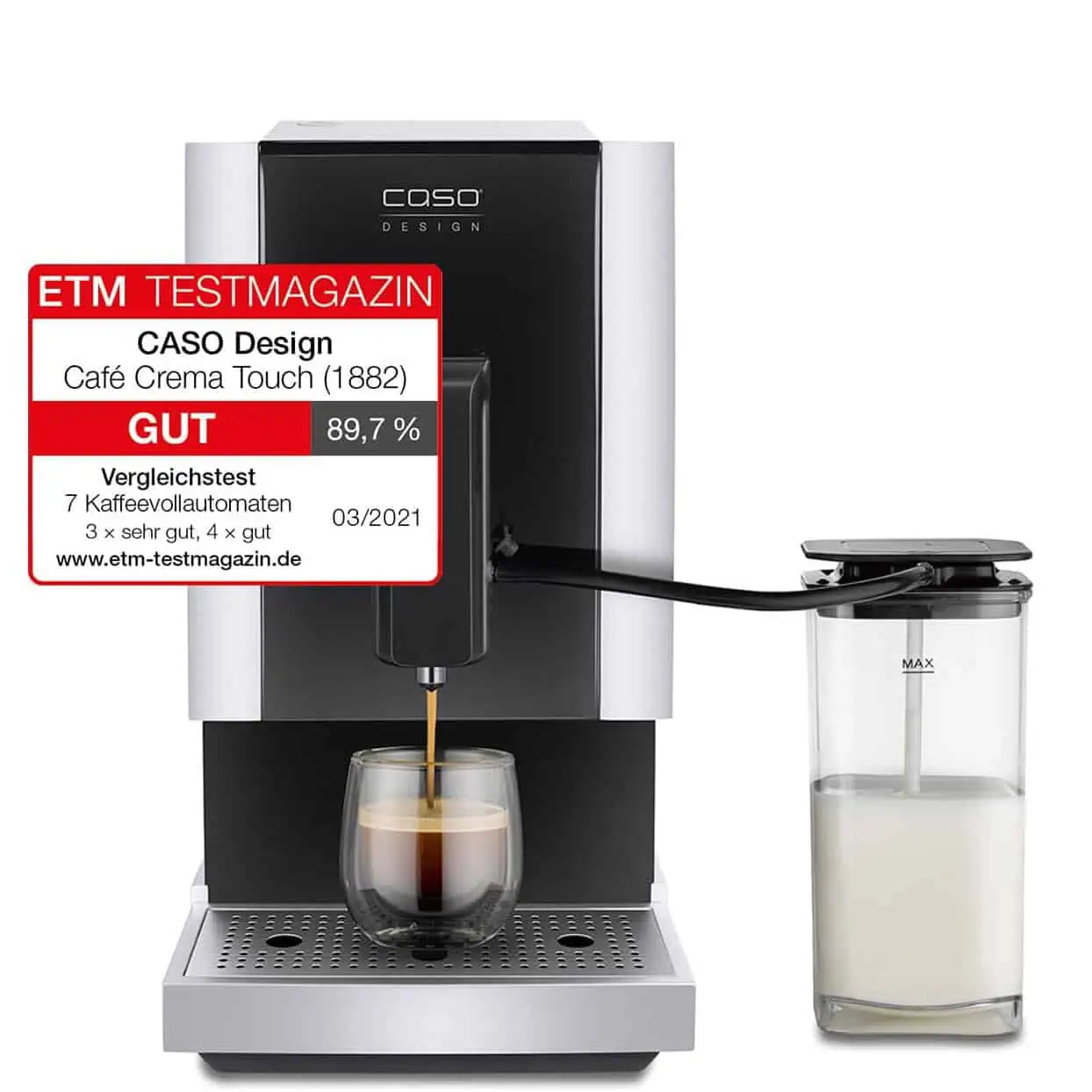 اسپرسوساز تمام اتوماتیک کاسو آلمان مدل CASO Café Crema Touch