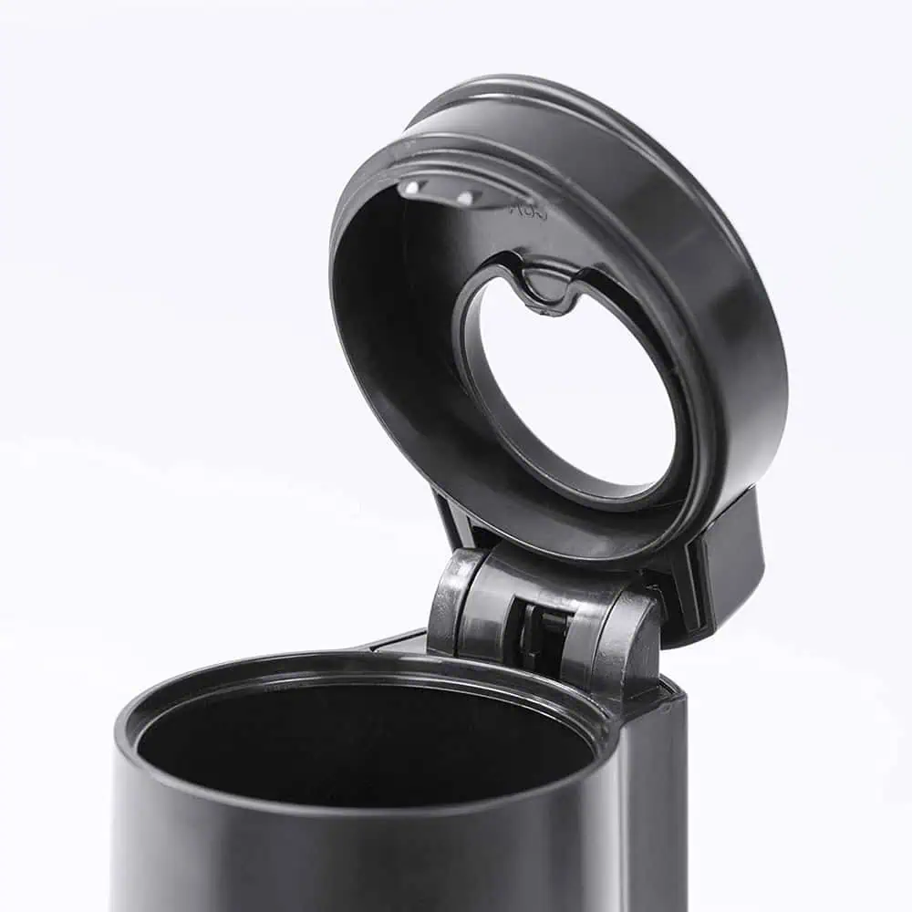 درب بالایی عصارهگیر CASO SJW 300 با طراحی لولایی و دهانه تغذیه