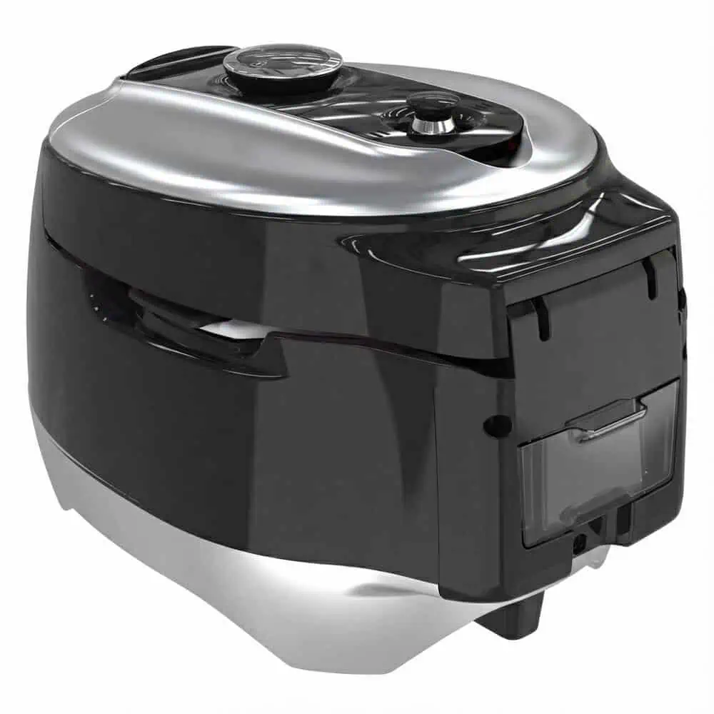 نمای پشتی زودپز و مولتی کوکر داسلر Dassler OTIA همراه با مخزن جمع‌آوری بخار