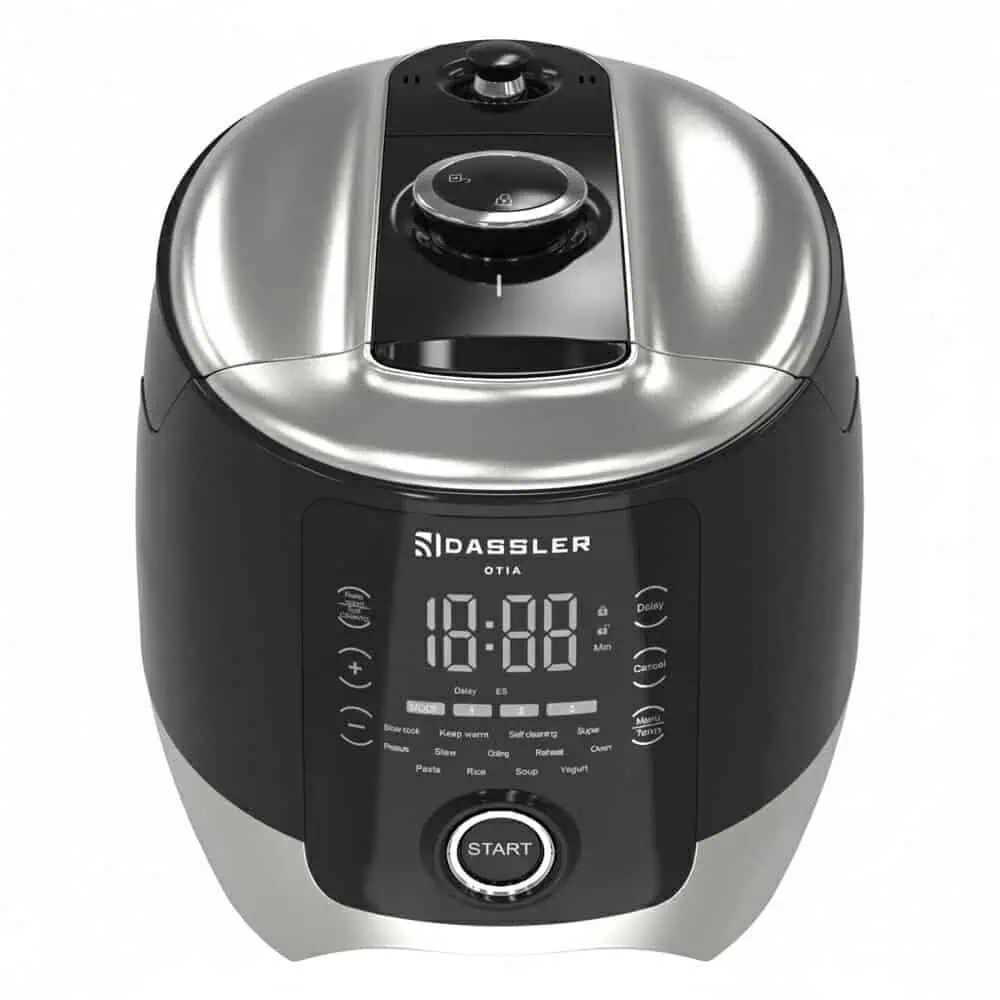 مولتی کوکر و زودپز داسلر Dassler OTIA با درب استیل و ولوم تنظیم فشار