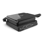 گریل و ساندویچ ساز داسلر مدل TITAN Glass با درب شیشه‌ای مشکی، طراحی مدرن و کنترل‌پنل لمسی دیجیتال