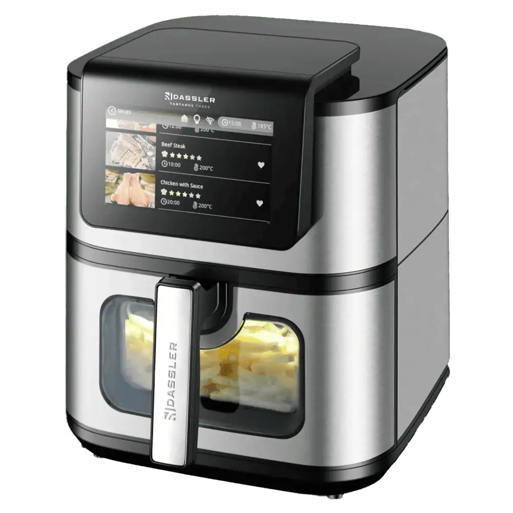 سرخ کن هوشمند داسلر مدل Tartarus Three با صفحهنمایش بزرگ TFT و طراحی استیل