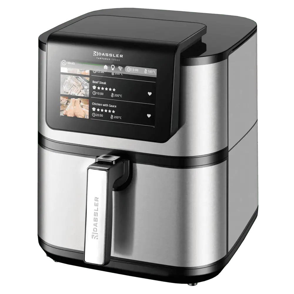 سرخ کن هوشمند داسلر مدل Tartarus Three با صفحهنمایش بزرگ TFT و طراحی استیل