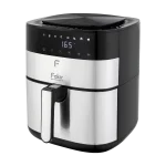 نمای کلی سرخ‌کن بدون روغن فکر مدل Chefry Uno با نمایشگر دیجیتال روشن روی 165 درجه