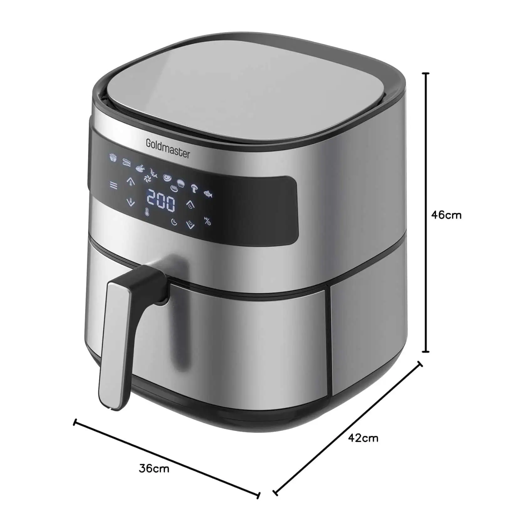 سرخ کن بدون روغن گلدمستر ترکیه مدل GoldMaster GM-7482