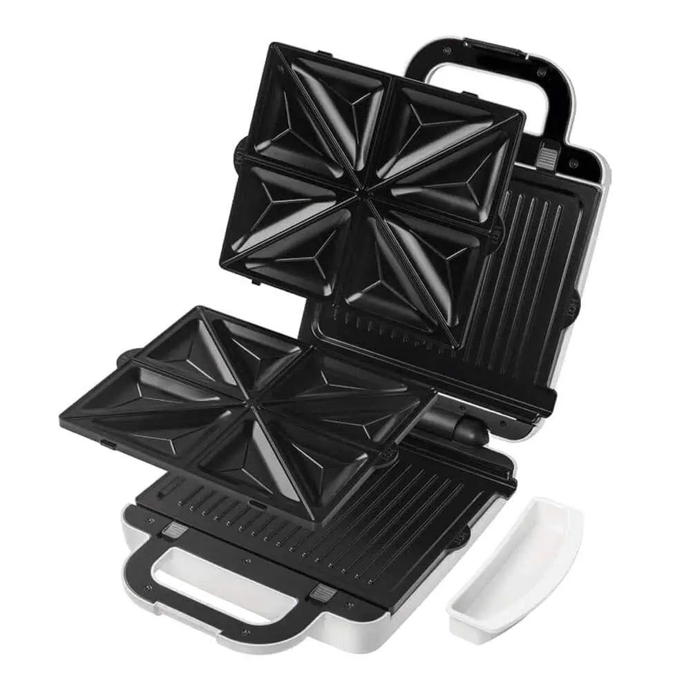 صفحات اسنکساز مثلثی کنوود SMP94.A0 در حالت باز همراه با صفحه گریل