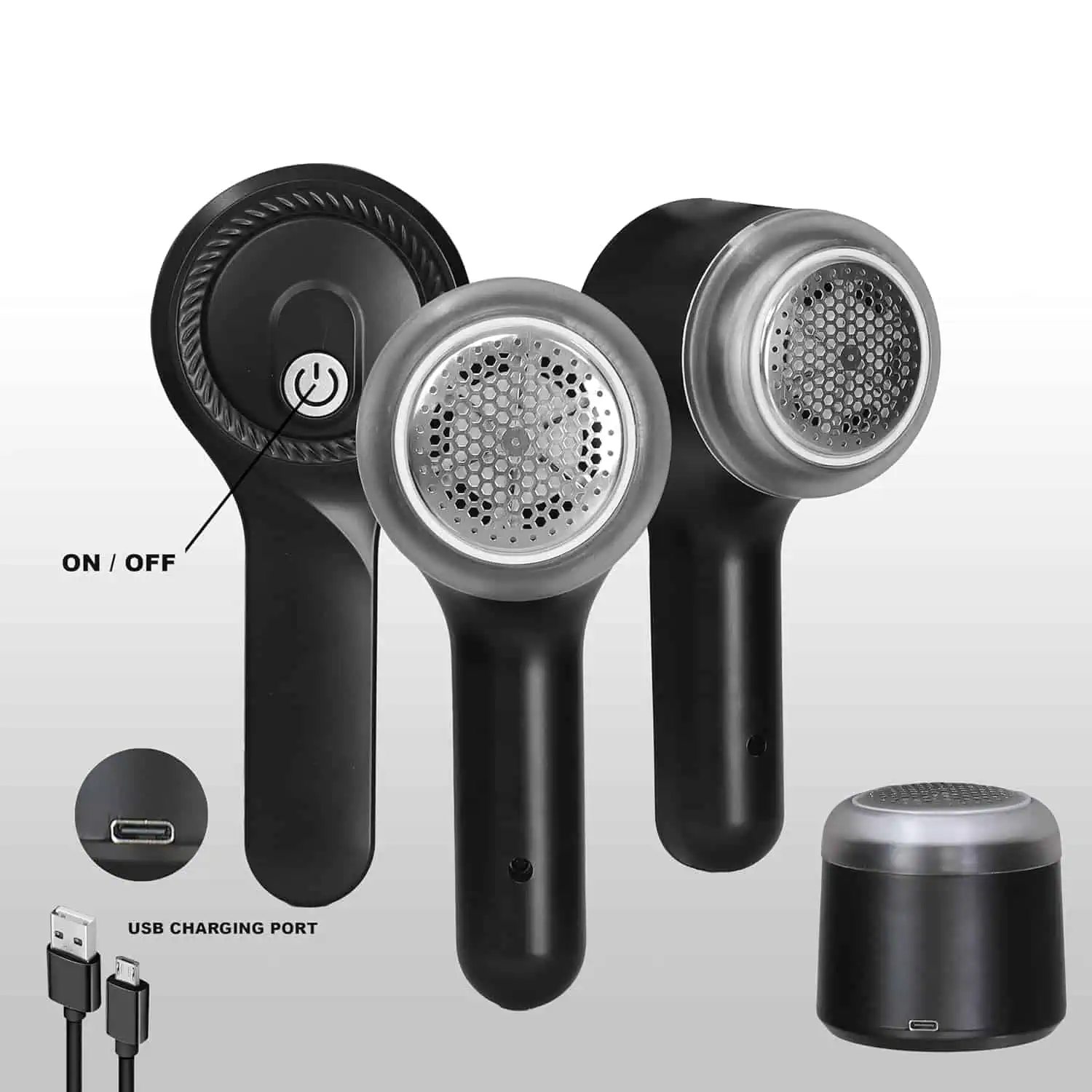 پرزگیر لباس ام دی اچ ال MDHL MD-370 از زوایای متفاوت همراه با سیستم شارژ و خاموش و روشن کردن