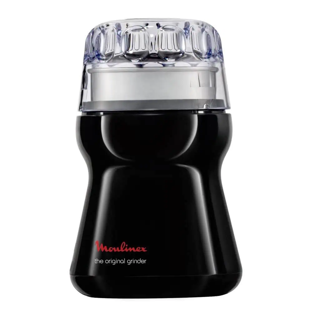 آسیاب برقی مولینکس مدل AR110830 مشکی با طراحی فشرده و درپوش شفاف