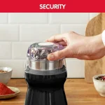 استفاده از آسیاب برقی مولینکس AR110830 برای خرد کردن قهوه و ادویه با سیستم ایمنی