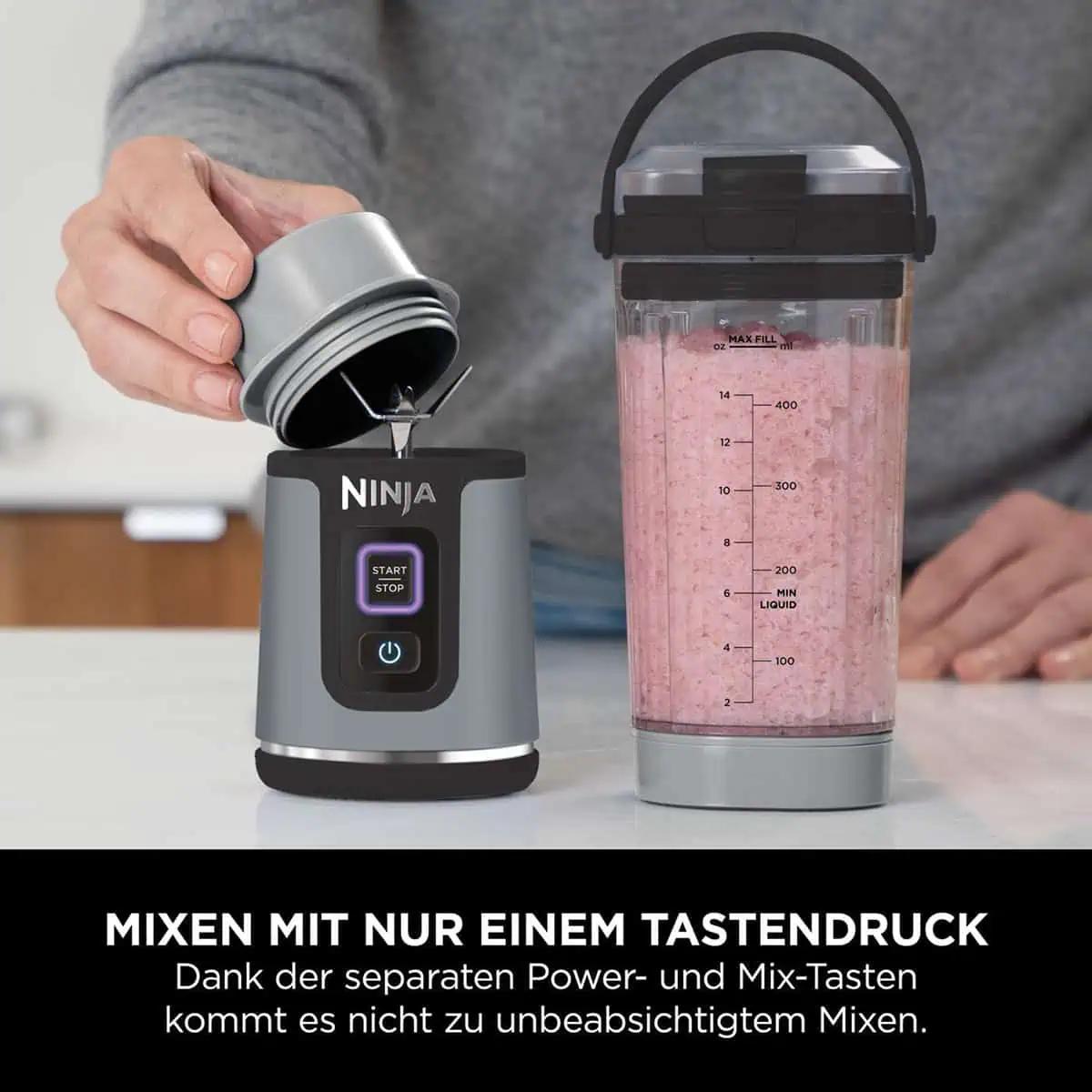 شیکر شارژی نینجا مدل Ninja Blast BC151EUBK