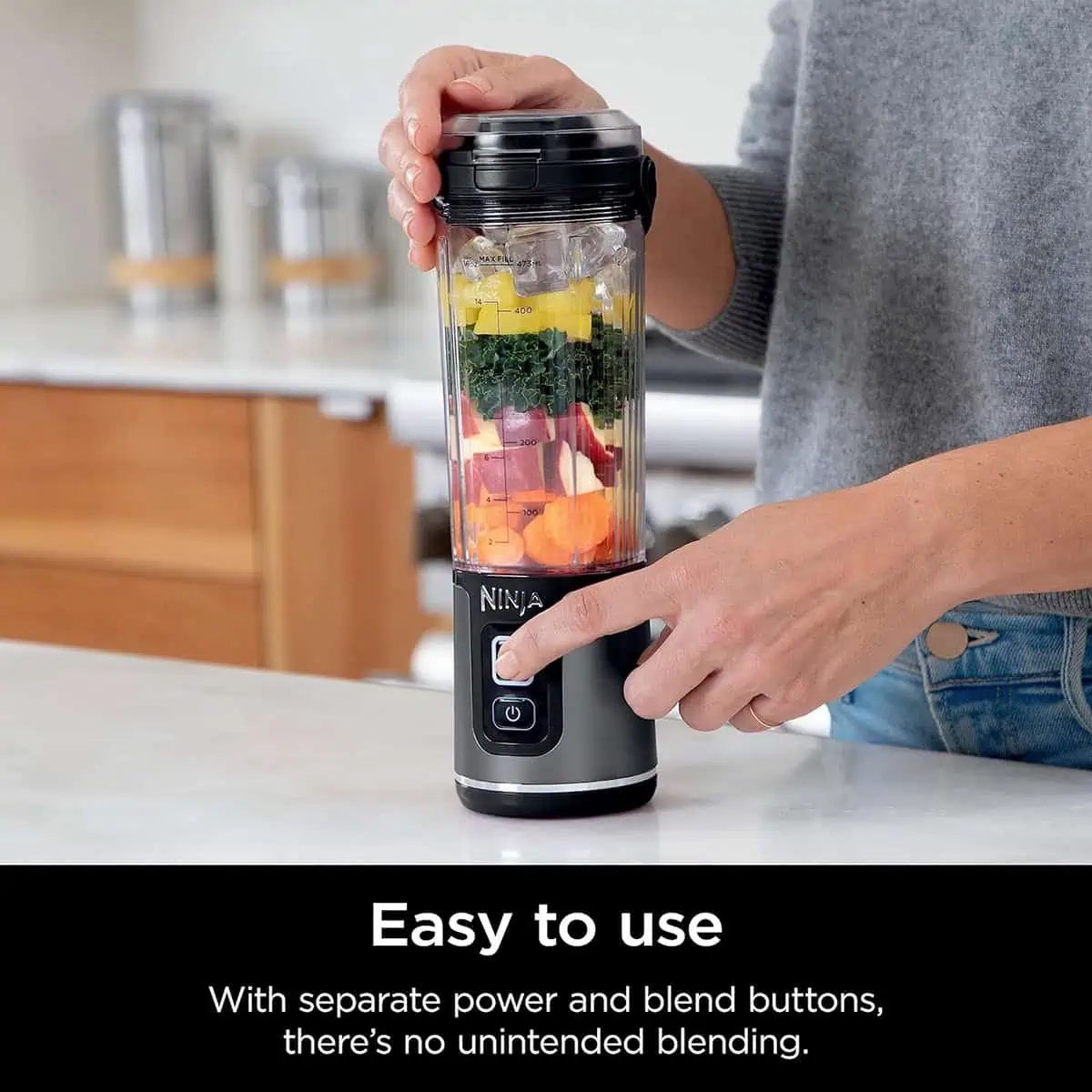 شیکر شارژی نینجا مدل Ninja Blast BC151EUBK