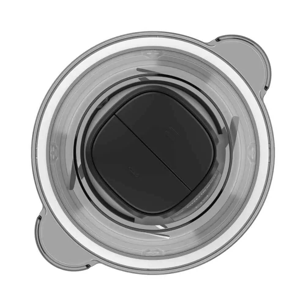 نمای بالا و درپوش ایمنی خردکن دو کاسه 3 لیتر نوتریکوک Nutricook NC-CH6000