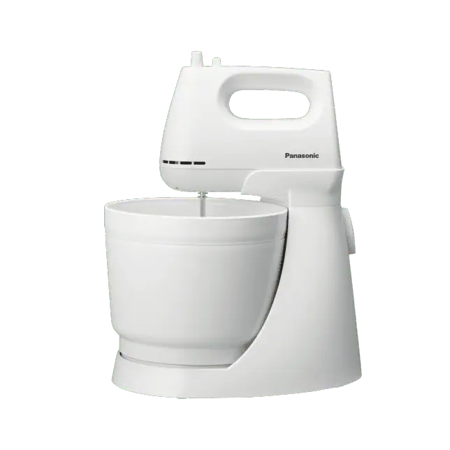 همزن کاسهدار پاناسونیک Panasonic MK-GB3 سفید رنگ با کاسه بزرگ ۳.۵ لیتری