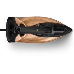 نمای بالا از اتو بخار فیلیپس DST7040 با دکمه‌ها و تنظیمات دما و بخار سری 7000