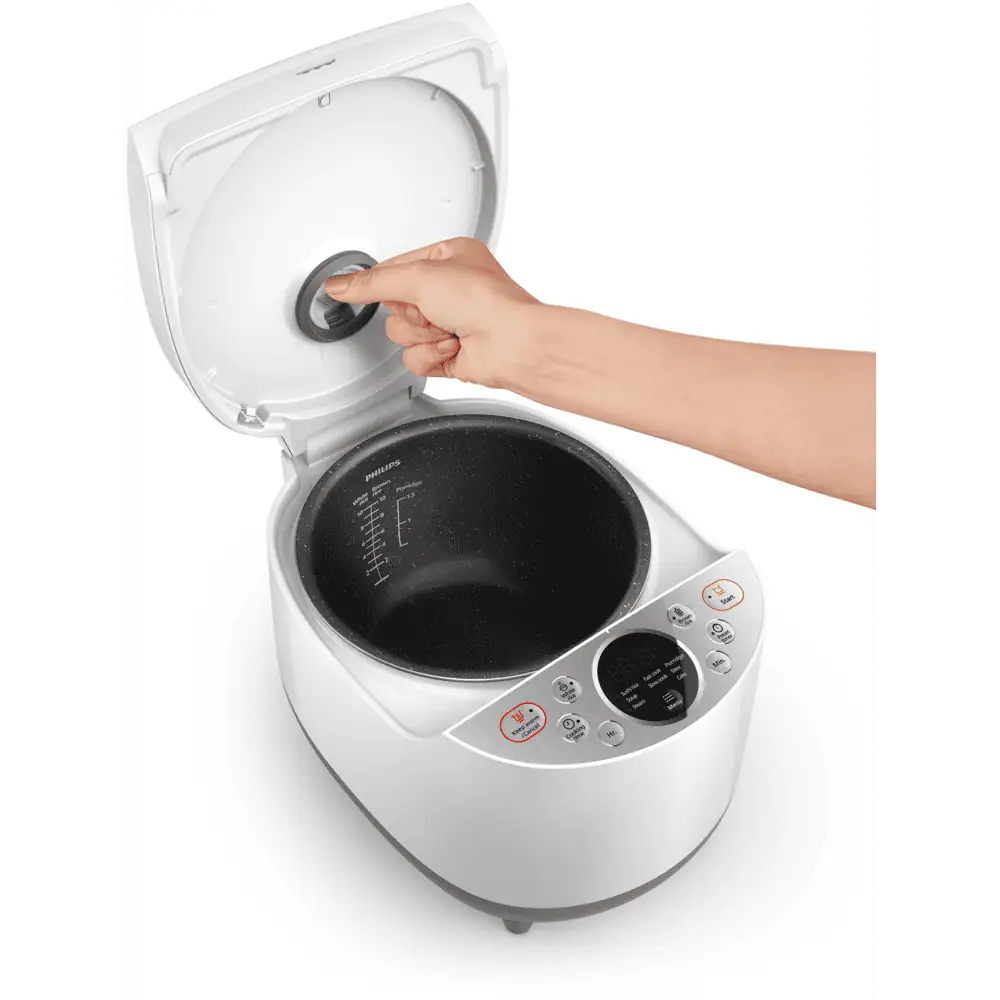 جدا کردن درپوش داخلی پلوپز فیلیپس Philips HD4515 برای شستوشوی آسان