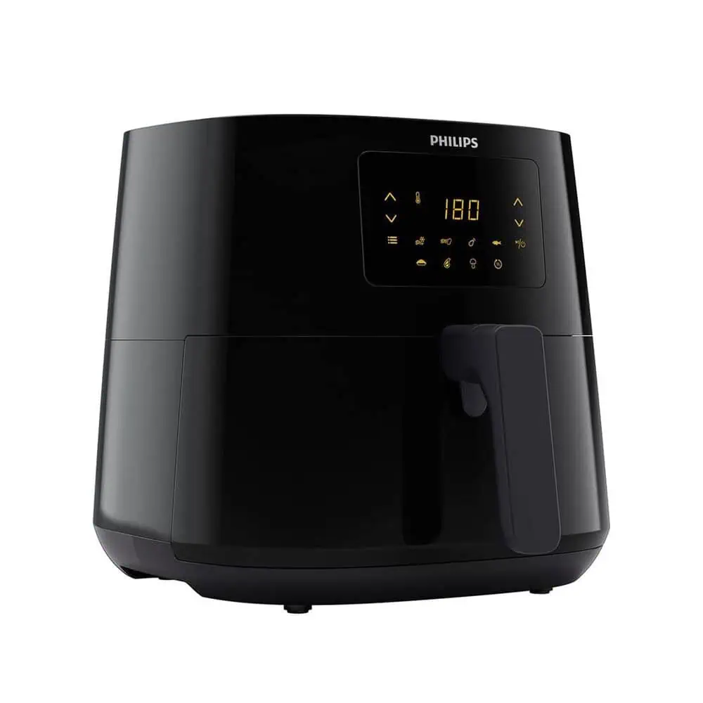 سرخکن بدون روغن Philips HD9270/91 نمای جانبی با دستگیره کشویی