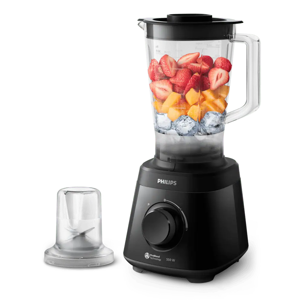 مخلوط کن و آسیاب فیلیپس Philips HR2141 با پارچ ۲ لیتری و موتور ۵۵۰ وات