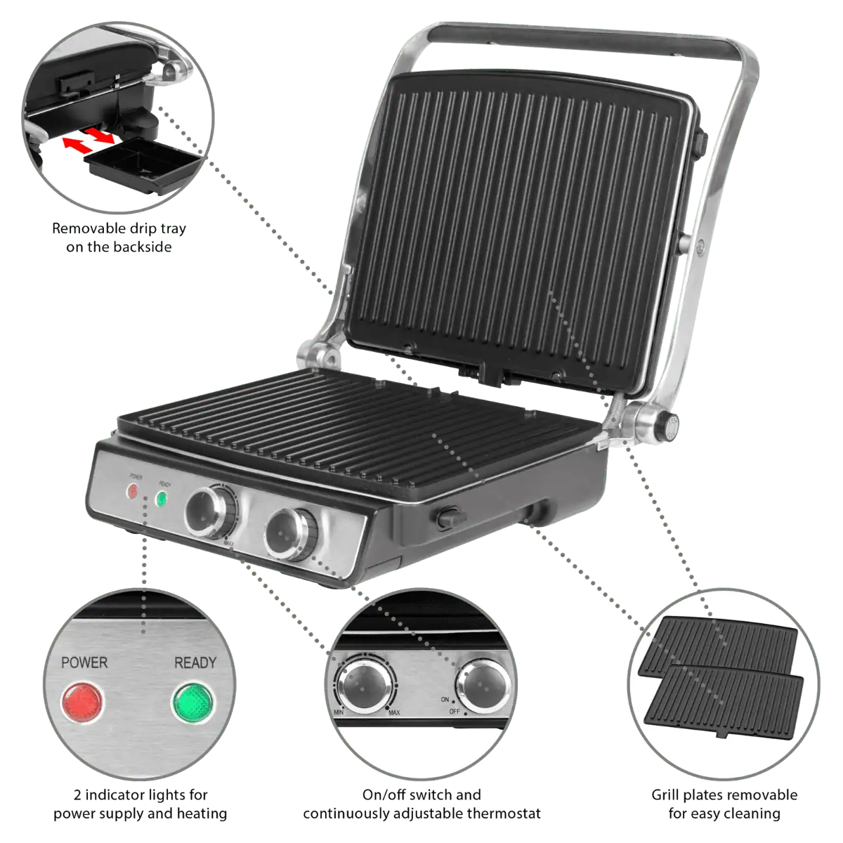 ساندویچ ساز و گریل پروفی کوک ProfiCook PC-KG 1029