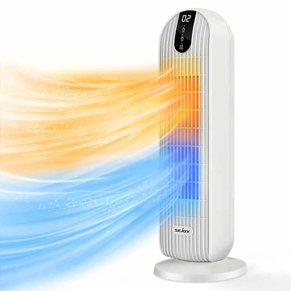 بخاری و فن برقی سیجوی مدل SEJOY DNQ-C20H5 با خروجی هوای گرم و سرد