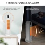 بخاری برقی سیجوی DNQ-C20H5 با تایمر ۱ تا ۱۲ ساعته و خاموشی خودکار ۱۵ ساعته