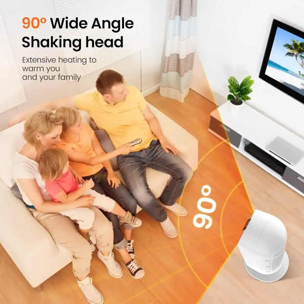 فن هیتر SEJOY DNQ-C20H5 با چرخش ۹۰ درجه و پوششدهی وسیع محیط