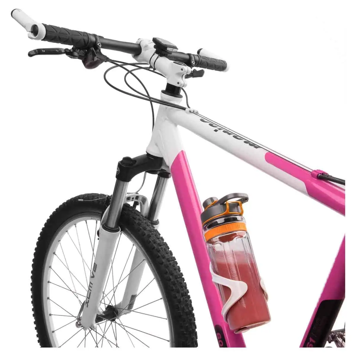 بطری اسموتیساز Sencor SBL 7550SS نصب شده روی دوچرخه