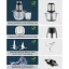 اجزای خردکن Syvio BM-217A با دو کاسه شیشهای و دو سرعت