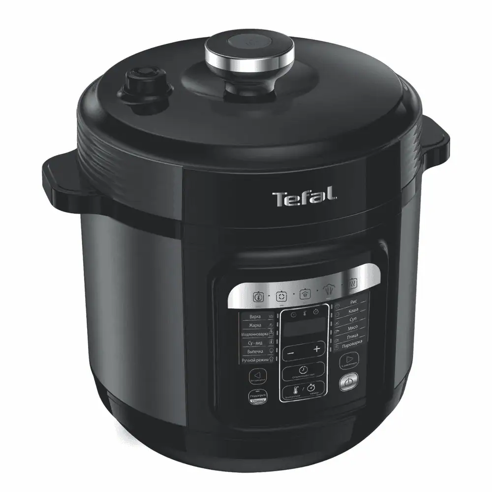 نمای نزدیک از بدنه و کنترلپنل مولتی کوکر تفال Home Chef CY6018M2