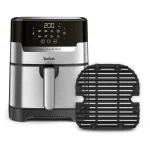 سرخکن بدون روغن و گریل دیجیتال ۴.۲ لیتری تفال Tefal EY505 با صفحه لمسی و صفحه گریل آلومینیومی