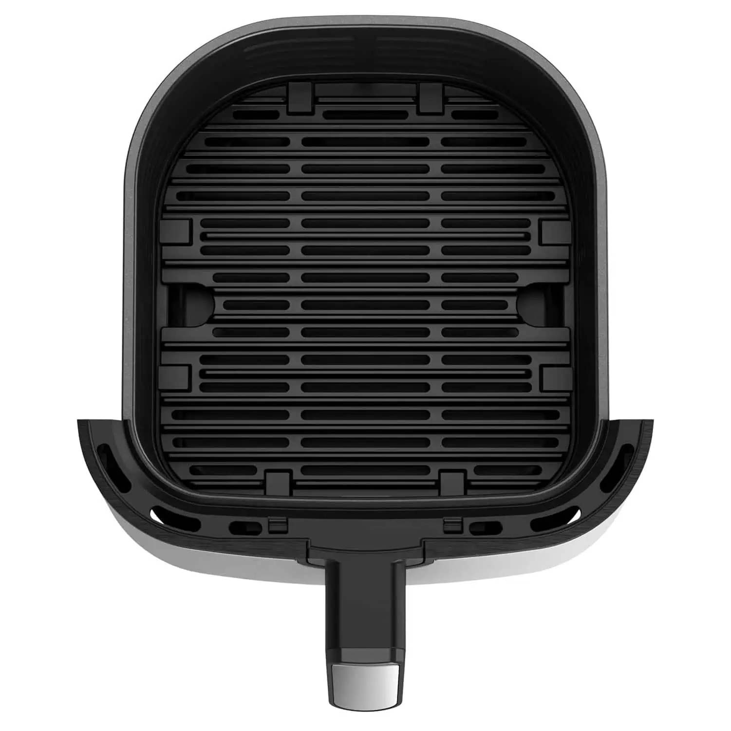 سبد داخلی و صفحه گریل نچسب سرخکن تفال مدل EY505 با طراحی بهینه جریان هوا