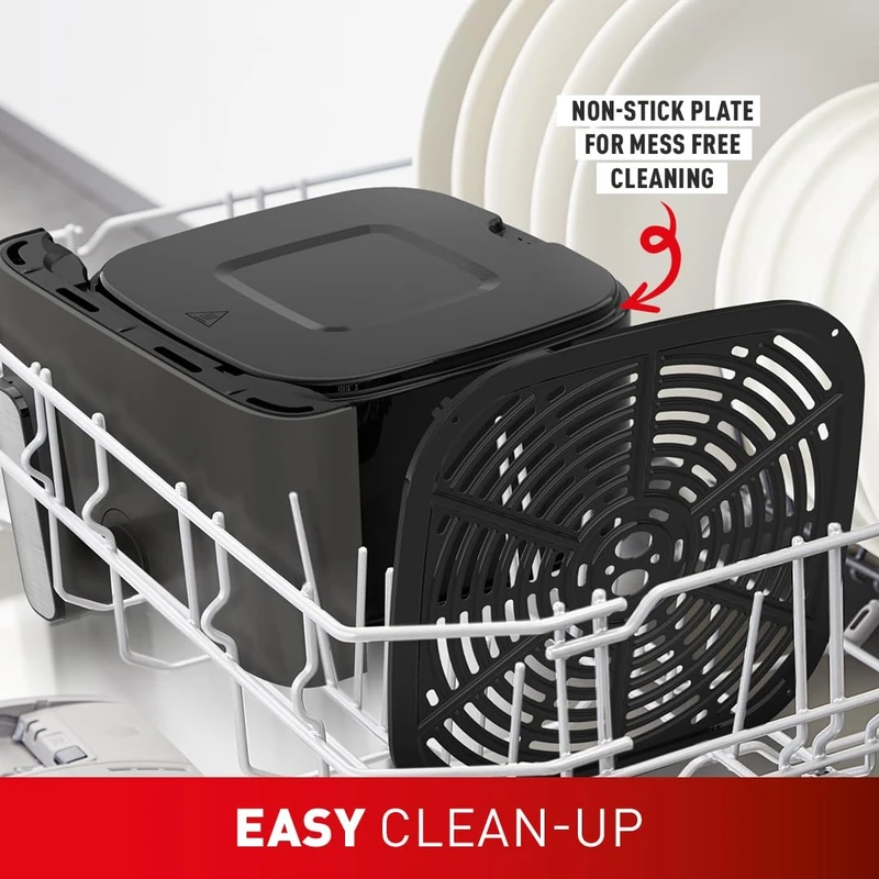 قابلیت شستشو در ماشین ظرفشویی برای قطعات سرخ کن تفال Tefal EY855 با توری نچسب