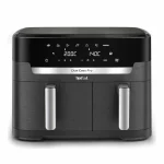 سرخ‌کن دوقلو تفال مدل Tefal EY942 با طراحی مدرن و نمایشگر دیجیتال لمسی روی بدنه