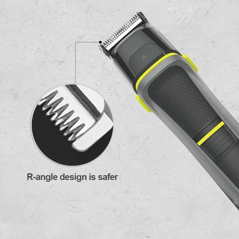 اشاره به جنس تیغه ریش‌تراش والریا AV-1000