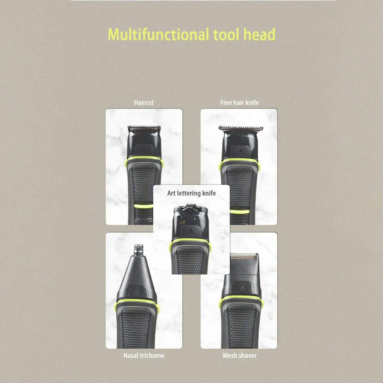 نمایش ریش‌تراش والریا AV-1000 با سری های متفاوت