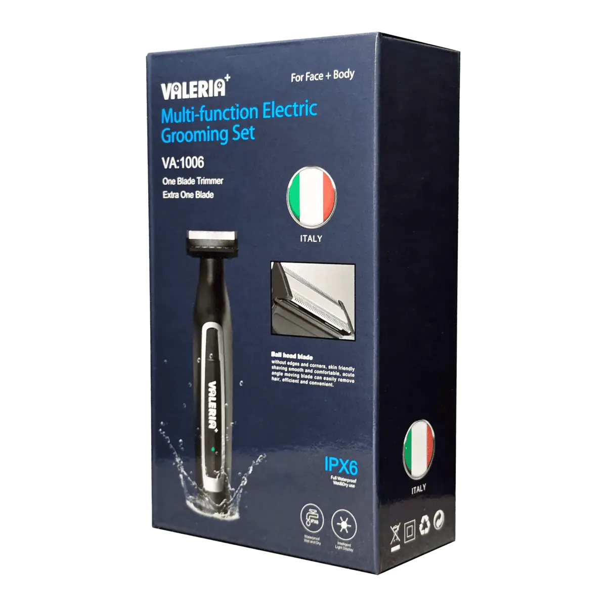 ژیلت شارژی و بادی گرومر والریا Valeria VA 1006