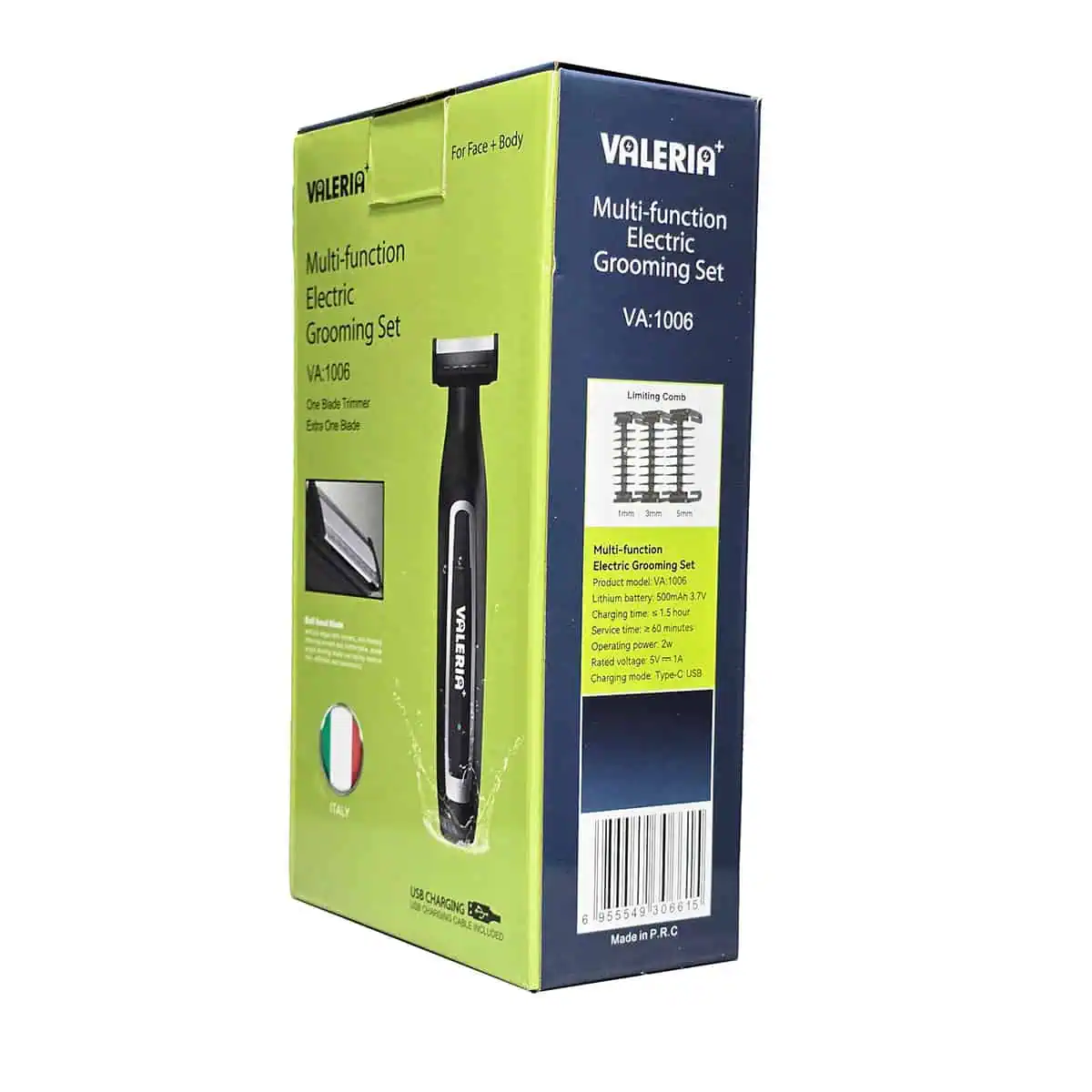 ژیلت شارژی و بادی گرومر والریا Valeria VA 1006