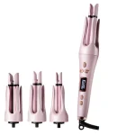 دستگاه فر کننده مو اتوماتیک والریا مدل VA1004 با نمایشگر دیجیتال و سه سری قابل تعویض در اندازه‌های مختلف