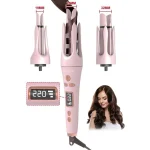 معرفی دستگاه فرکننده موی اتوماتیک Valeria VA1004 با نمایشگر دمای دیجیتال و سه سری در اندازه‌های 19، 25 و 32 میلی‌متر برای انواع مدل فر