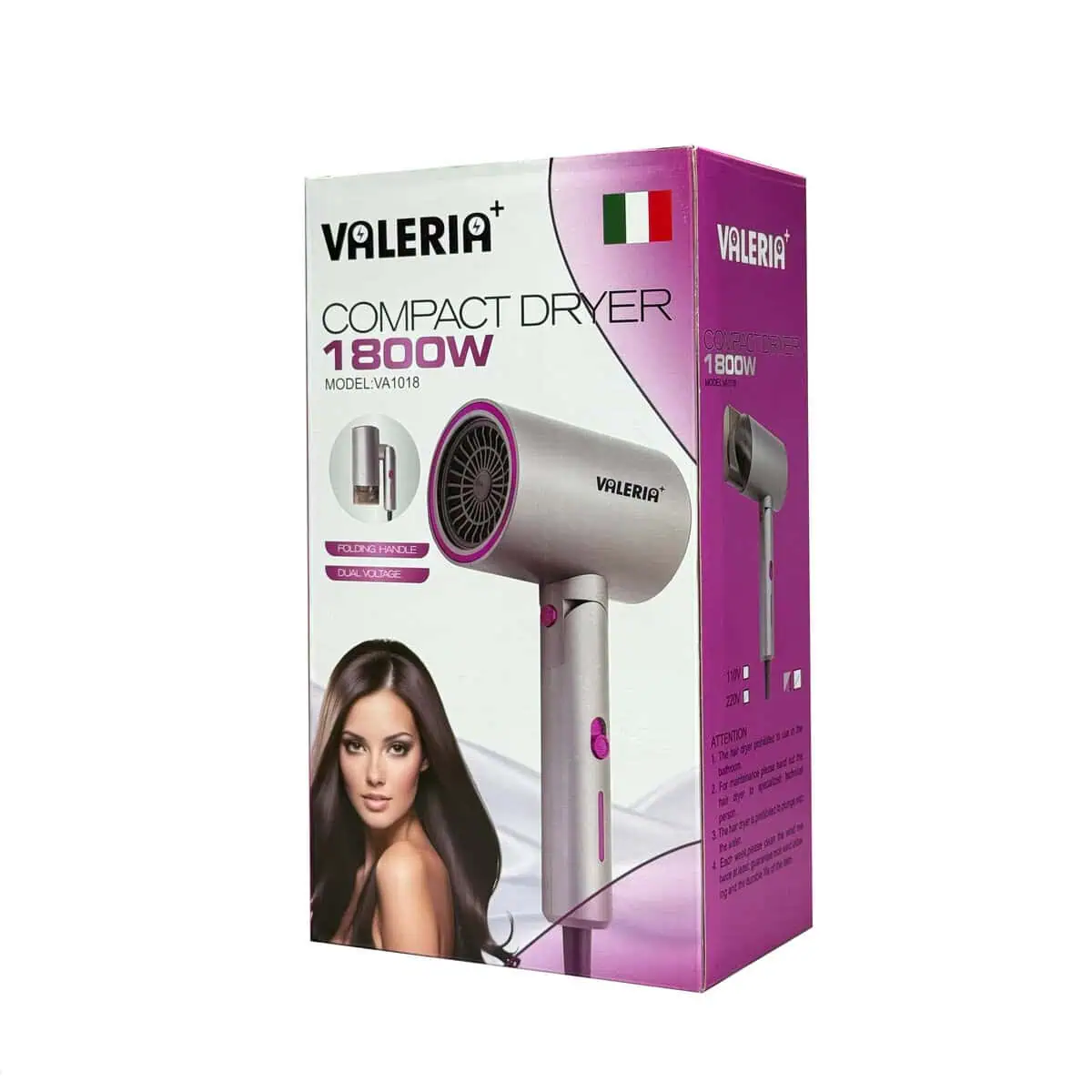 جعبه سشوار تاشو خانگی مسافرتی والریا Valeria VA1018