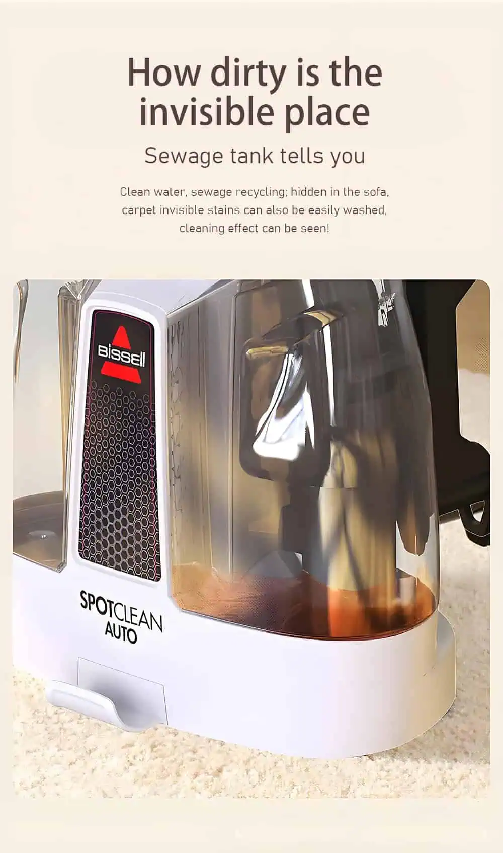 فرش شور و مبل شور بیسل Bissell 4720z