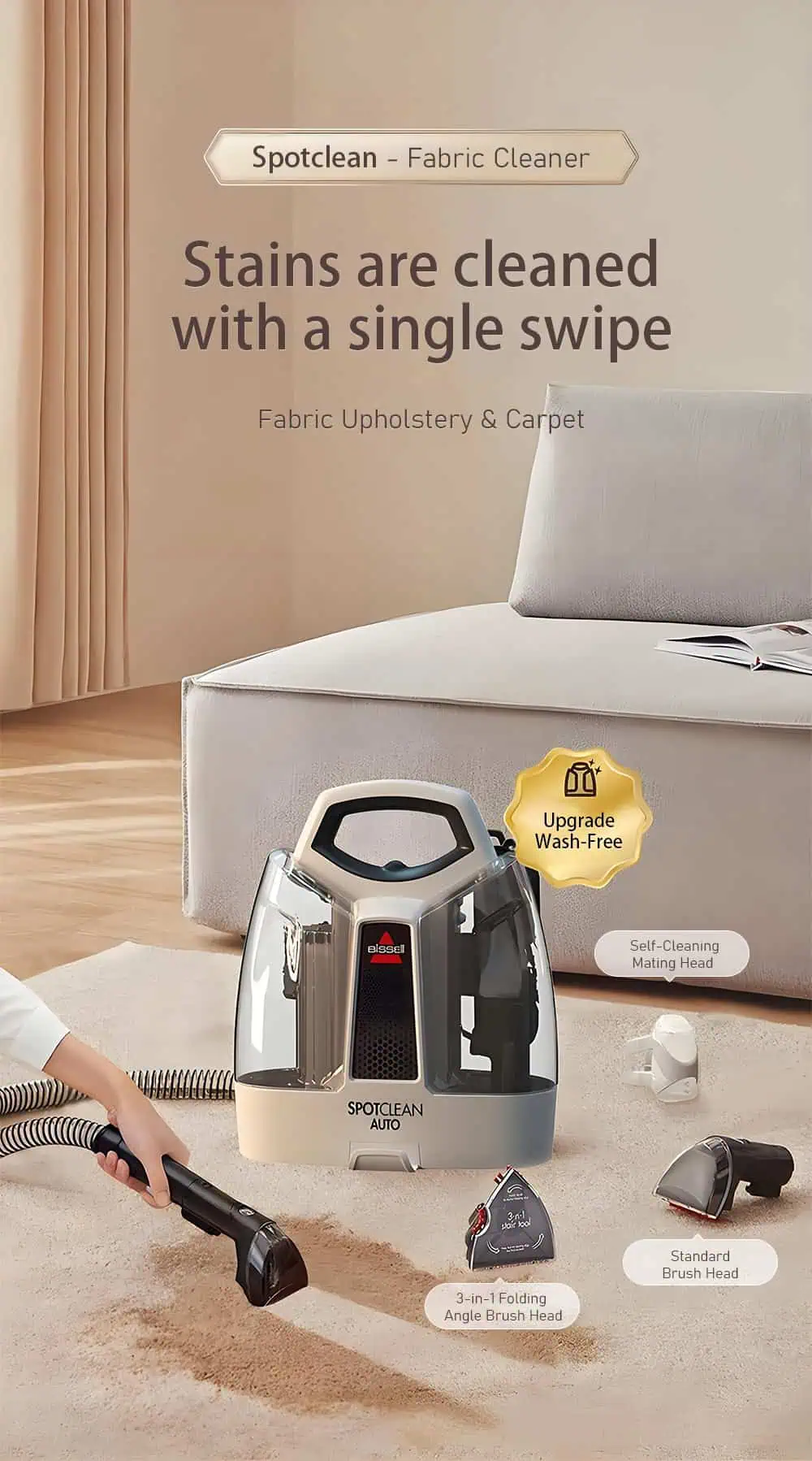 فرش شور و مبل شور بیسل Bissell 4720z