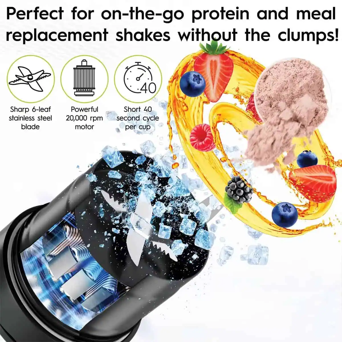 اسموتی ساز و شیکر شارژی جویسر مدل juicer hd-07