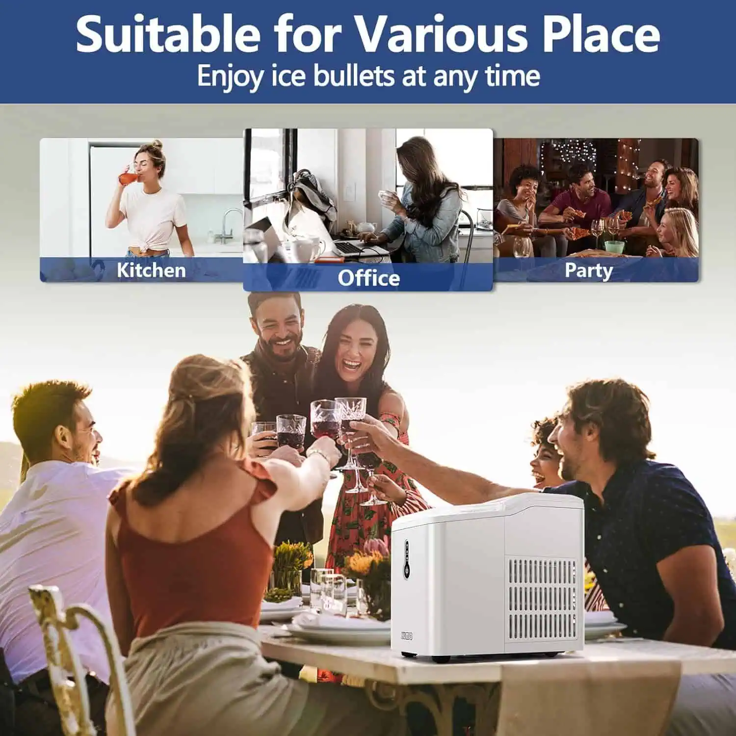 یخ ساز هوشمند کومیو آلمان مدل KUMIO ICM1221