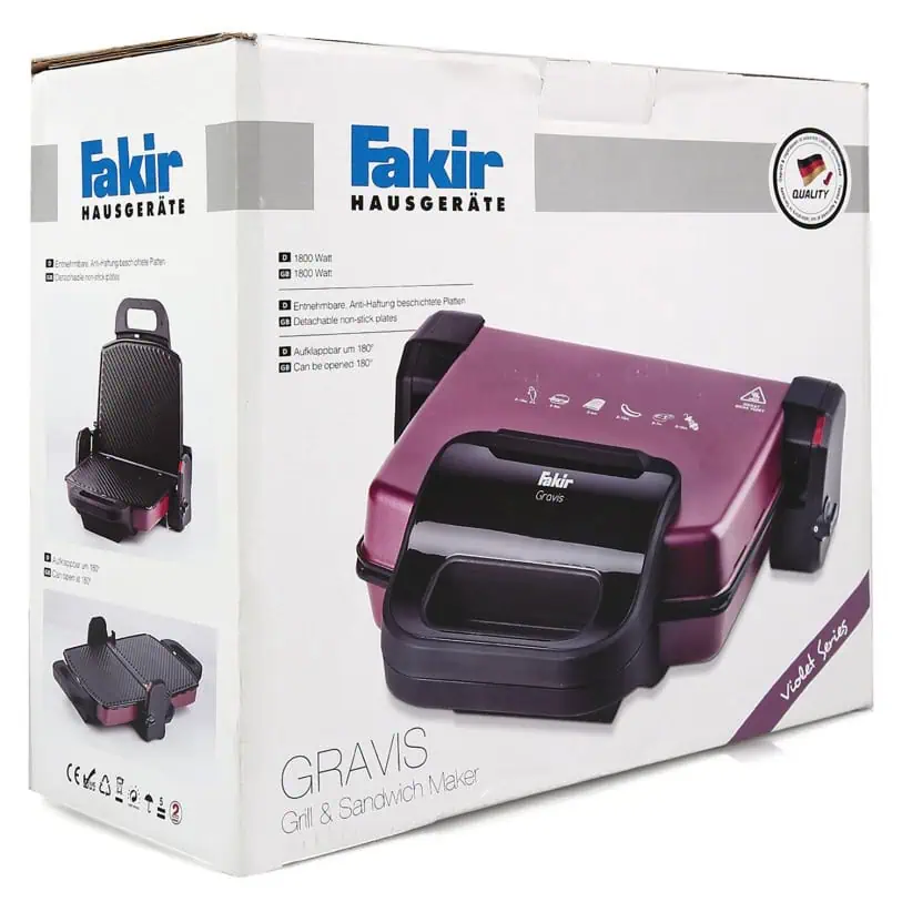 ساندویچ ساز و گریل فکر مدل گراویس Fakir Gravis